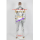 Power Rangers in Space Silver Space Ranger Cosplay Costume AND real boots