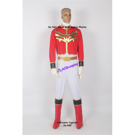 Tensou Sentai Goseiger Gosei Red Cosplay Costume