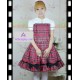 Checked fabric lolita dress make to order