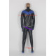 DC Comics Nightwing Cosplay Costume Stretched Faux Leather made