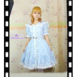 Light blue lolita dress with pettiskirt