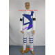 Tokusou Sentai Dekaranger Deka Break White Cosplay Costume Blue Version