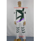 Tokusou Sentai Dekaranger Deka Break White Cosplay Costume Dark Green Version