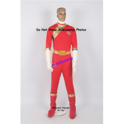 Power Rangers Wild Force Red Wild Force Ranger Cosplay Costume