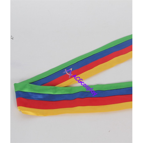 Commission Request Colorful Tie Scarf Cosplay Accessory