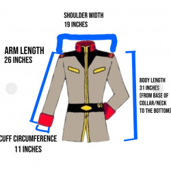 Gundam Earth Federation Male Uniform Cosplay Costume include boots covers