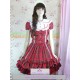 Lolita dress checked fabric make to order