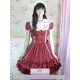 Lolita dress checked fabric make to order