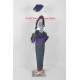 Resident Evil Valentine in her stars Uniform Jill Cosplay Costume