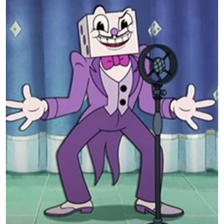 Commission Request Cuphead King Dice Cosplay Costume and Cosplay Shoes Boots