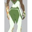 Commission Request Jumpsuit White Green Color Cosplay Costume