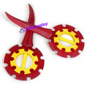 Final Fantasy X 10 Rikku Double flywheel weapon cosplay props