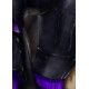 Commission request Black Suit Faux leather made and Purple Coat Pants Corduroy made