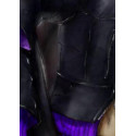 Commission request Black Suit Faux leather made and Purple Coat Pants Corduroy made
