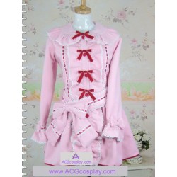 Lolita dress pink color skirt