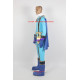 Power Rangers Mystic Force Blue Mystic Ranger Cosplay Costume Male Version
