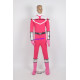 Power Rangers Pink Time Force Pink Ranger Cosplay Costume Male Version