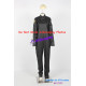 Commission request Big Boss Cosplay Costume Black Navy Blue Faux Leather Made
