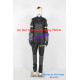 Commission request Big Boss Cosplay Costume Black Navy Blue Faux Leather Made