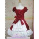 Lolita dress velvet fabric made with lace