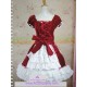 Lolita dress velvet fabric made with lace