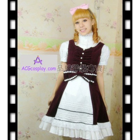 Lolita dress velvet fabric make to order