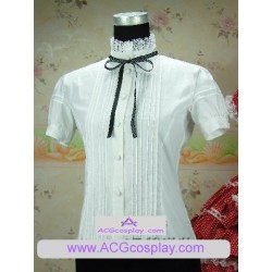 Lolita dress white shirt girl shirt