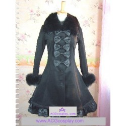 Lolita dress winter dress fur collar and cuff