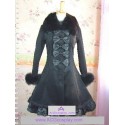 Lolita dress winter dress fur collar and cuff