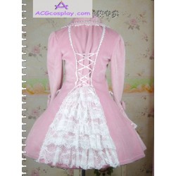 Pink color lolita dress pricess skirt