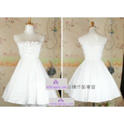 White lolita dresses with pettiskirt