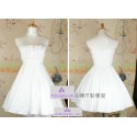 White lolita dresses with pettiskirt