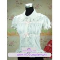 White shirt with lace lolita dress