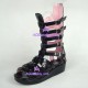 lolita shoes boots gothic punk sandals style 6018A black