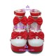Lolita shoes princess sandals style 9896 red and white