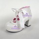 Lolita shoes girl shoes fashion shoes style 8030 white