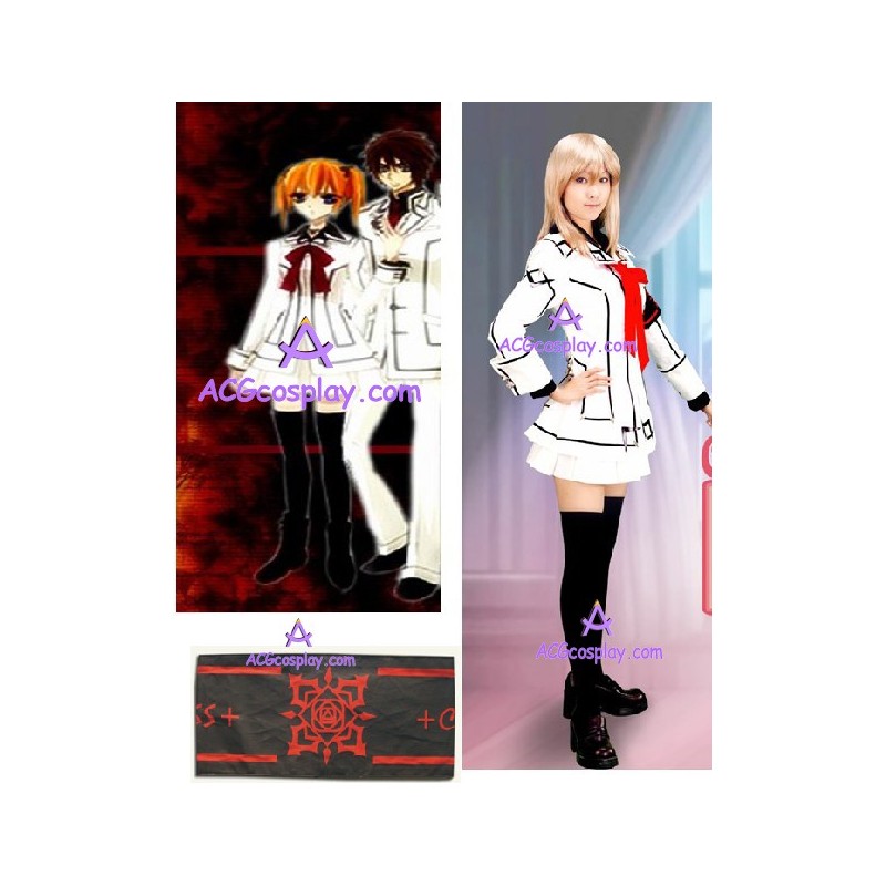 Vampire Knight Night Class Girl Kurosu Yuuki cosplay costume