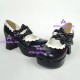 Lolita shoes girl shoes fashion shoes style 8078 black and white