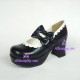 Lolita shoes girl shoes fashion shoes style 8078 black and white