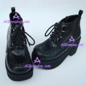Gothic lolita shoes general shoes thick sole style 9710 black