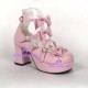 Lolita shoes girl shoes fashion shoes style 9870 pink