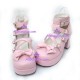 Lolita shoes girl shoes high heel style 9805D pink