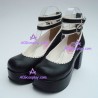 Lolita shoes girl shoes style 9801A black and white