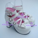 Lolita shoes girl shoes style 9805A white