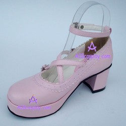 Lolita shoes girl shoes style 9819A pink