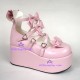 Lolita shoes girl shoes thick sole style 9870B pink