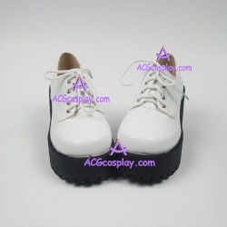 Lolita shoes gril shoes sawtooth sole style 9618 white