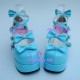 Lolita shoes princess shoes style 9821 blue