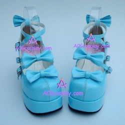 Lolita shoes princess shoes style 9821 blue