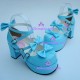 Lolita shoes princess shoes style 9821 blue